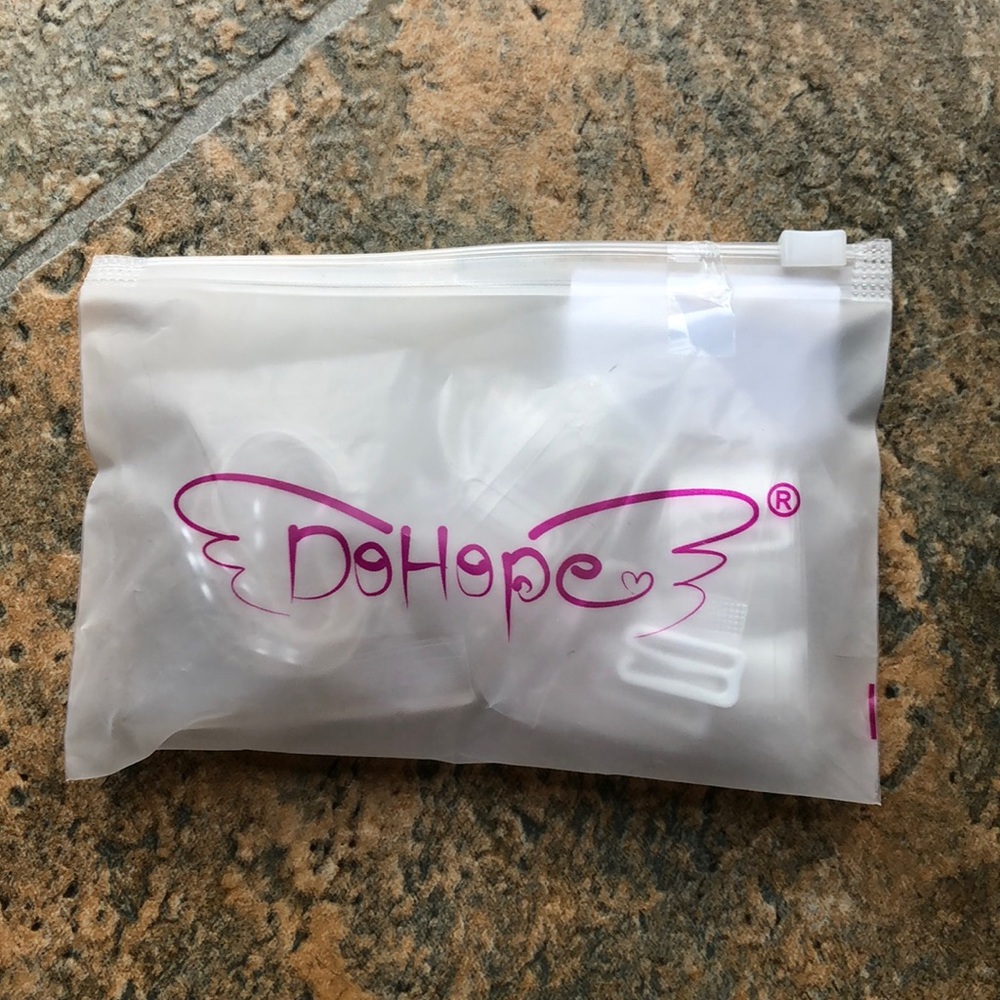 Never Used 3 Pairs Clear Bra Straps